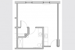 1 bedroom floor plan