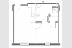 2 bedroom floor plan