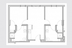 memory care studio floor plan